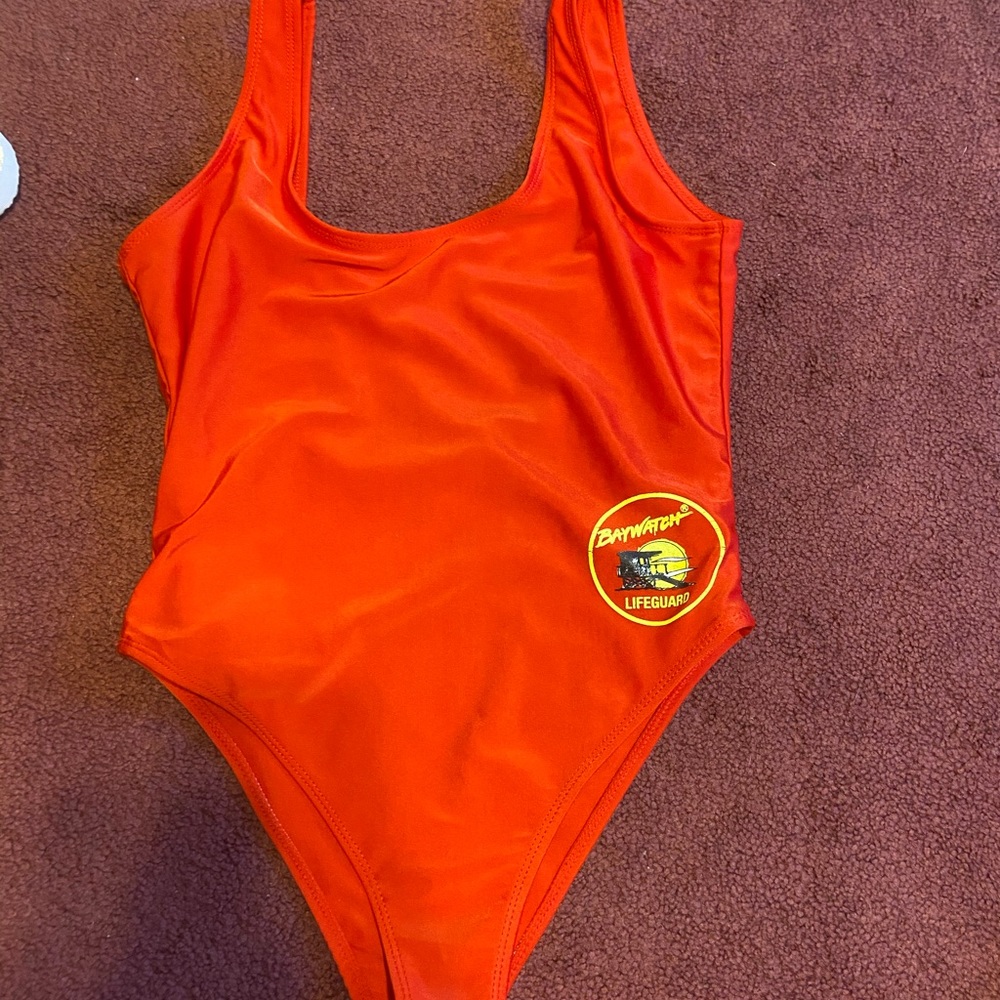 Baywatch one piece bathing suit bodysuit